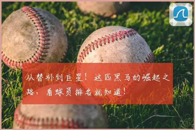 从替补到巨星!这匹黑马的崛起之路,看球员排名就知道!