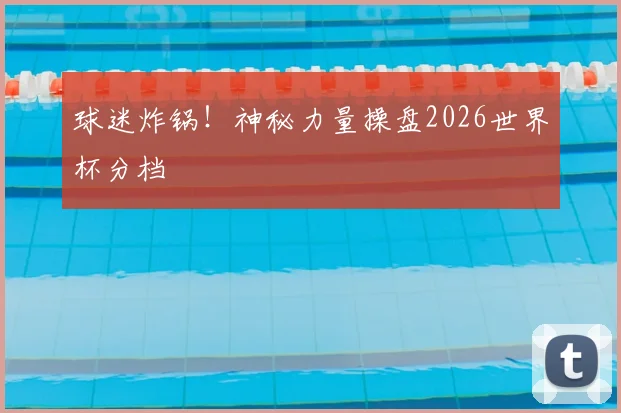 球迷炸锅！神秘力量操盘2026世界杯分档